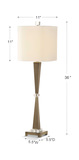 Niccolai Antiqued Nickel Lamp thumbnail 3