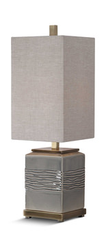 Covey Gray Glaze Buffet Lamp