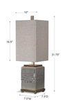 Covey Gray Glaze Buffet Lamp thumbnail 4