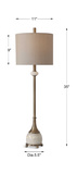 Natania Plated Brass Buffet Lamp thumbnail 7
