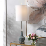 Piers Mottled Blue Buffet Lamp thumbnail 2