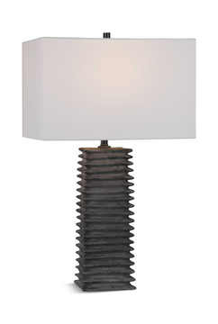 Sanderson Metallic Charcoal Table Lamp