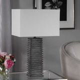 Sanderson Metallic Charcoal Table Lamp thumbnail 7
