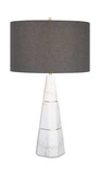 Citadel White Marble Table Lamp thumbnail 1