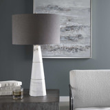 Citadel White Marble Table Lamp thumbnail 8