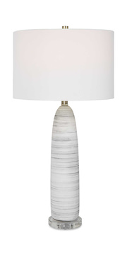 Levadia Matte White Table Lamp