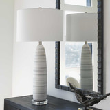 Levadia Matte White Table Lamp thumbnail 7