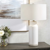 Albany White Farmhouse Table Lamp thumbnail 2