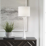 Fountain White Marble Buffet Lamp thumbnail 2