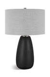 Twilight Satin Black Table Lamp thumbnail 5