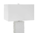 Pillar White Marble Table Lamp thumbnail 6