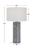 Havana Blue Table Lamp thumbnail 4