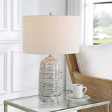 Cyclone Ivory Table Lamp thumbnail 2
