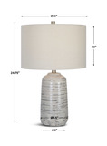 Cyclone Ivory Table Lamp thumbnail 7