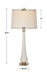 Marille Ivory Stone Table Lamp thumbnail 4