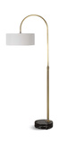 Huxford Brass Arch Floor Lamp thumbnail 4