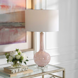 Rosa Pink Glass Table Lamp thumbnail 7