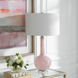 Rosa Pink Glass Table Lamp thumbnail 8