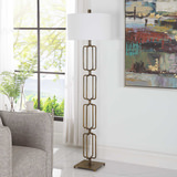 Link Brushed Gold Floor Lamp thumbnail 3