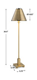 Pilot Brass Buffet Lamp thumbnail 2