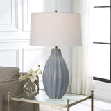 Veston Blue Glaze Table Lamp thumbnail 8