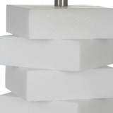Ascent White Geometric Table Lamp thumbnail 4