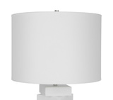 Ascent White Geometric Table Lamp thumbnail 8