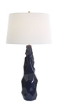 Kavos Geometric Blue Table Lamp thumbnail 1