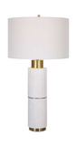 Ruse Whitewashed Table Lamp thumbnail 1