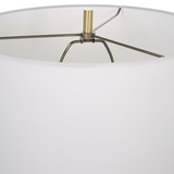 Ruse Whitewashed Table Lamp thumbnail 5