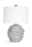 Waves Blue & White Accent Lamp thumbnail 1