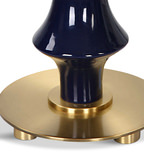 Coil Sculpted Blue Table Lamp thumbnail 6