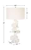Remnant White Marble Table Lamp thumbnail 5