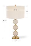 Three Rings Contemporary Table Lamp thumbnail 3