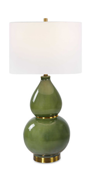 Gourd Green Table Lamp