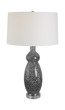 Velino Curvy Glass Table Lamp