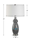 Velino Curvy Glass Table Lamp thumbnail 4