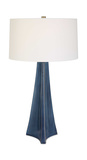 Teramo Scalloped Ceramic Table Lamp thumbnail 1