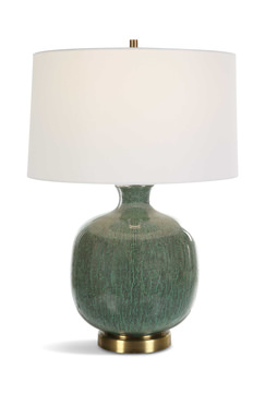 Nataly Aged Green Table Lamp