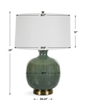 Nataly Aged Green Table Lamp thumbnail 5