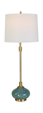 Kaimana Aged Blue Buffet Lamp