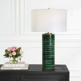 Galeno Emerald Green Table Lamp thumbnail 2