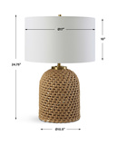 Kendari Rope & Rattan Table Lamp thumbnail 4