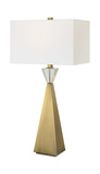 Arete Modern Brass Table Lamp thumbnail 1
