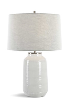 Odawa White Farmhouse Table Lamp