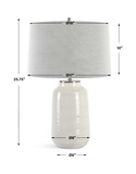 Odawa White Farmhouse Table Lamp thumbnail 4