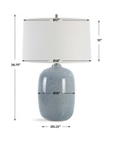 Jubilee Sky Blue Table Lamp thumbnail 4