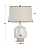Opal Gloss White Table Lamp thumbnail 4