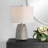 Gorda Bronze Ceramic Table Lamp thumbnail 2