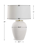 Adelaide White Table Lamp thumbnail 4